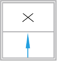 Beispielbild von Axaar Vertikalelementen mit 1-flügeliger Öffnungsvariante